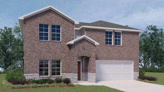 New construction Single-Family house 13812 Bothwell Place, Manor, TX 78653 The Quincy- photo 0