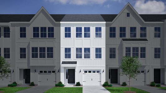 New construction Townhouse house 552 Georgia'S Landing Parkway, Raleigh, NC 27603 - photo 0