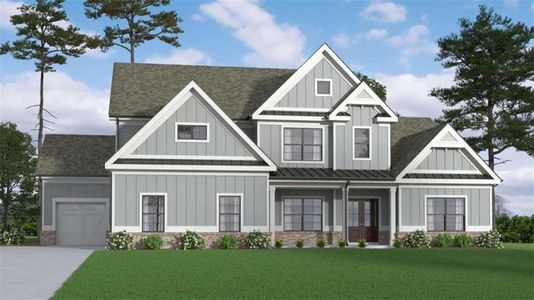 New construction Single-Family house 1037 Hawthorn Court, Loganville, GA 30052 Kirkland- photo 0