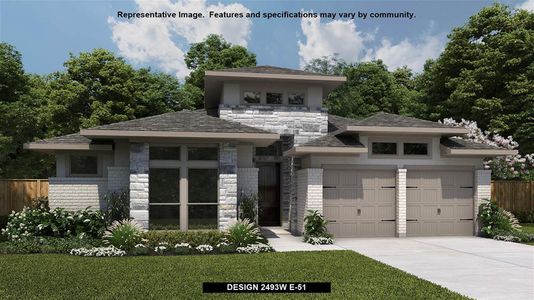 New construction Single-Family house 1733 Windward Way, Seguin, TX 78155 Design 2493W- photo 0 0