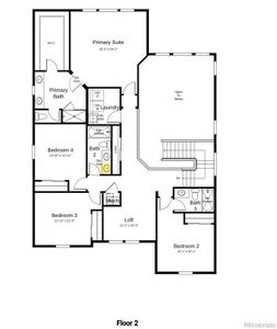 Structural options added: Fireplace, built-in appliance 1, additional sink at secondary bath, plumbing rough-in at unfinished basement.