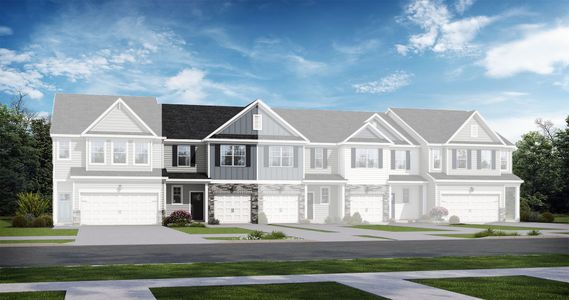 New construction Townhouse house 30 Village Edge Drive, Lillington, NC 27546 - photo 0