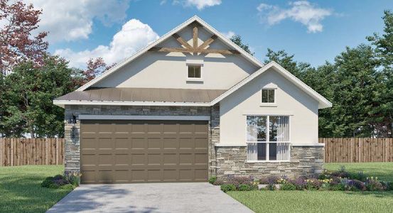 New construction Single-Family house 3116 Canyon River Ln, Georgetown, TX 78628 Alpine- photo 0