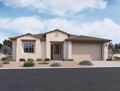 New construction Single-Family house 030. East Hollywood Ike Avenue, San Tan Valley, AZ 85140 Topaz Homeplan- photo 0