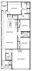 New construction Single-Family house 654 Capstone Circle, Granbury, TX 76048 Diana - photo 1 1