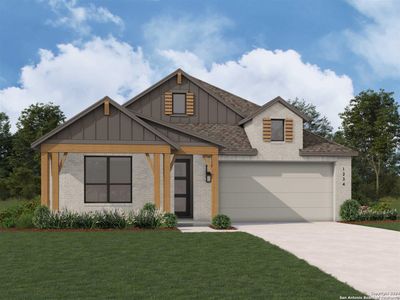 New construction Single-Family house 301 White Oak, Castroville, TX 78009 Matisse Plan- photo 1 1