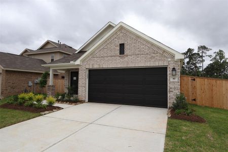 New construction Single-Family house 317 Harbor Bend Court, Willis, TX 77378 Periwinkle - Smart Series- photo 0 0