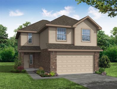 New construction Single-Family house 3711 Cub Drive, Conroe, TX 77301 Devonhurst- photo 0