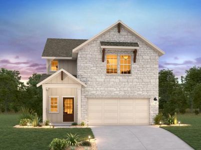 New construction Single-Family house 164 Kings Canyon Dr, Dripping Springs, TX 78620 Conroe Homeplan- photo 0 0