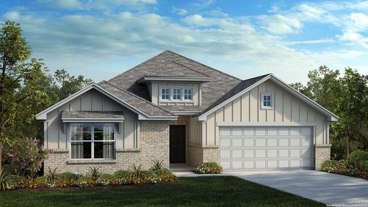 New construction Single-Family house 517 Foxbrook Way, Cibolo, TX 78108 Driskill- photo 0