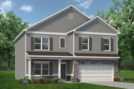 New construction Single-Family house 203 Deven Drive, Dallas, GA 30132 McGinnis- photo 0