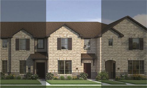 New construction Townhouse house 213 Territory Trail, Fort Worth, TX 76120 Travis 5A4 A- photo 0