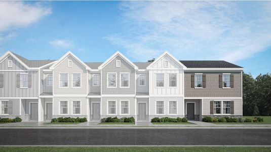 New construction Townhouse house 2480 Tonoloway Drive, Raleigh, NC 27610 Carlisle- photo 0