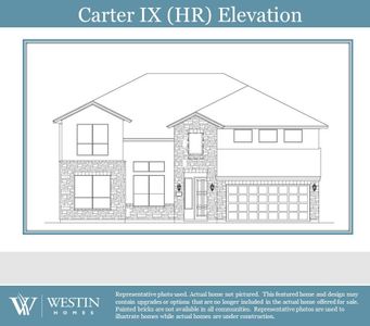 New construction Single-Family house The Carter IX, 16701 Moineau Drive, Spicewood, TX 78669 - photo