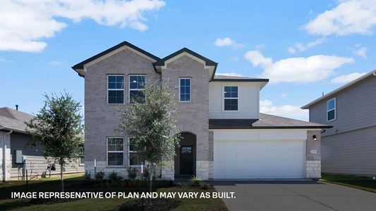 New construction Single-Family house 13805 Thomas Wheeler Way, Manor, TX 78653 The Naples- photo 3 3