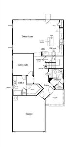 New construction Single-Family house 13301 Nancy Reagan Street, Manor, TX 78653 Plan 2708- photo 3 3