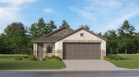 New construction Single-Family house 16535 Plum Bark Drive, New Caney, TX 77357 Idlewood- photo 0