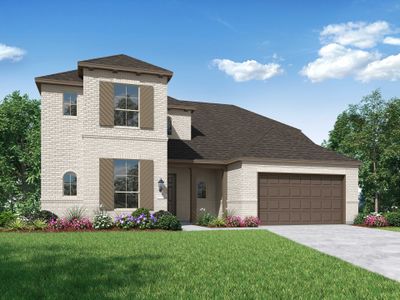 New construction Single-Family house Roxburgh Plan, 2020 Tobiano Trace, Georgetown, TX 78633 - photo