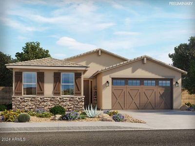 New construction Single-Family house 35305 W Marin Avenue, Maricopa, AZ 85138 Avery- photo 0