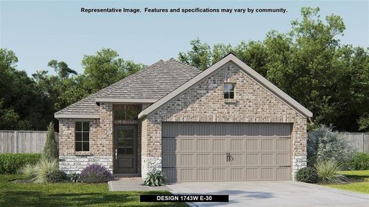 New construction Single-Family house 146 Palo Duro Bend, Rhome, TX 76078 Design 1743W- photo 0