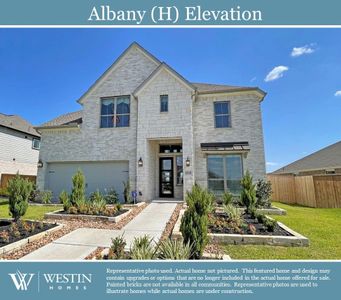 New construction Single-Family house 13930 Seneca Lake Drive, Texas City, TX 77568 The Albany- photo 0 0