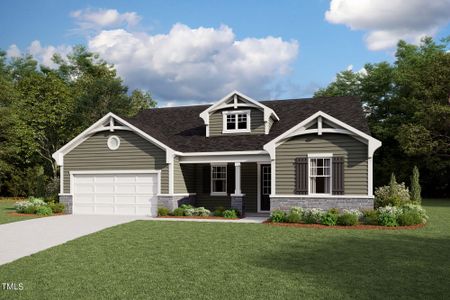 New construction Single-Family house 626 Barbour Farm Lane, Four Oaks, NC 27524 Clearwater- photo 0 0