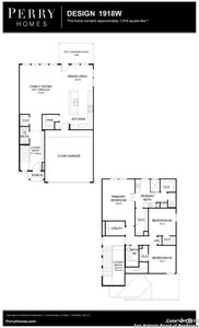 New construction Single-Family house 12423 Aurora Basin, San Antonio, TX 78254 Design 1918W- photo