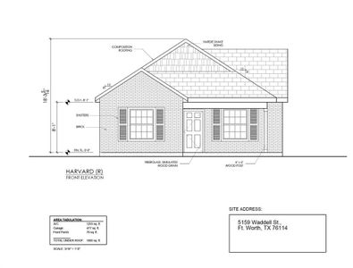New construction Single-Family house 5159 Waddell Street, Sansom Park, TX 76114 - photo 0
