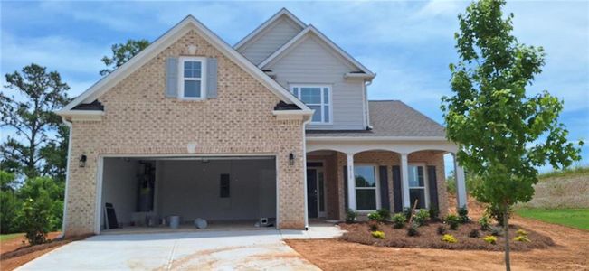 New construction Single-Family house 6912 Lancelot Court, Flowery Branch, GA 30542 Raleigh- photo 1 1