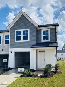 New construction Townhouse house 548 Eversden Drive, Zebulon, NC 27597 Kenley- photo 0