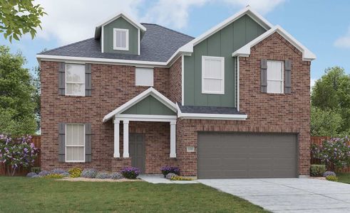 New construction Single-Family house Landmark Series - Majestic, 200 Beaver Creek Drive, Jarrell, TX 76537 - photo