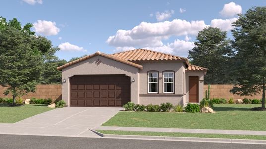 New construction Single-Family house Barbaro Plan 3570, 36575 W. Maddaloni Ave., Maricopa, AZ 85138 - photo