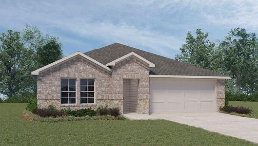 New construction Single-Family house 18599 Bernoulli Drive, New Caney, TX 77357 Split - photo 0