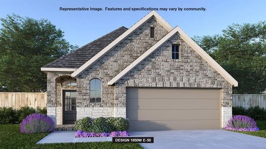 New construction Single-Family house 17325 Merlot Skies Street, Conroe, TX 77302 Design 1650W- photo 0