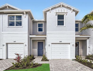 New construction Townhouse house 411 Se Crossoak Lane, Port Saint Lucie, FL 34984 - photo 0