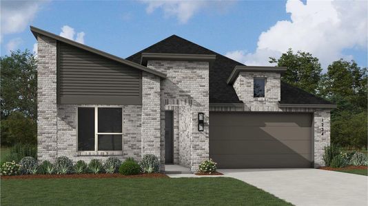 New construction Single-Family house 606 Billowing Way, Kyle, TX 78640 Picasso Plan- photo 0