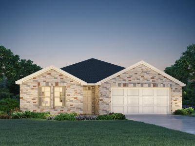 New construction Single-Family house 122 Greenspire Lane, Hutto, TX 78634 The Henderson (C404)- photo 0