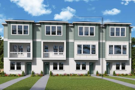New construction Townhouse house 453 31St Way N, Saint Petersburg, FL 33713 The Carsten- photo 4 4