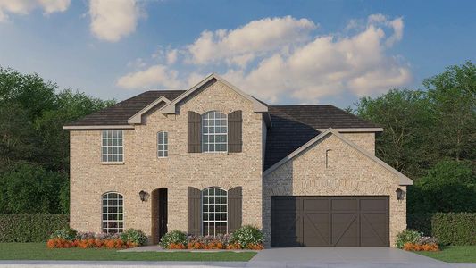 New construction Single-Family house 136 Derrett Lane, Rhome, TX 76078 Plan 1689- photo 0