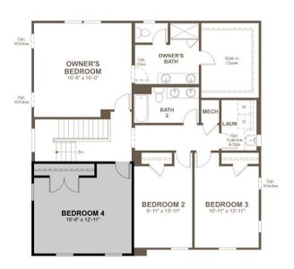 2nd Floorplan - Representative Photo