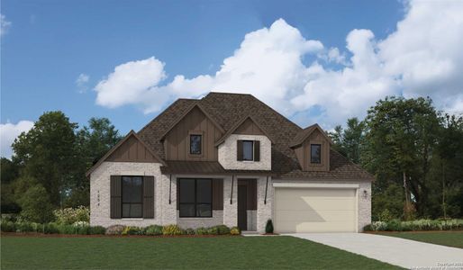 New construction Single-Family house 248 Post Oak, Castroville, TX 78009 Birchwood Plan- photo 0