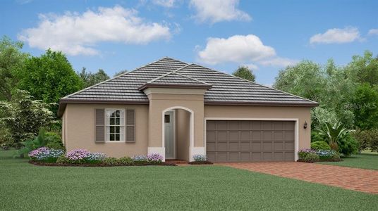 New construction Single-Family house 10761 Tupper Cay Drive, San Antonio, FL 33576 Morningtide II- photo 0