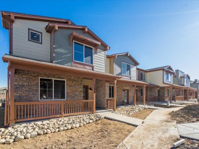 New construction Townhouse house 13894 Vispo Way, Broomfield, CO 80020 Woodland- photo 1 1