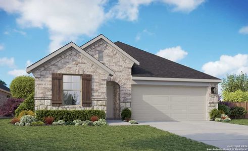 New construction Single-Family house 2052 Adeline Way, New Braunfels, TX 78130 Enclave Series - Bermuda- photo 0 0