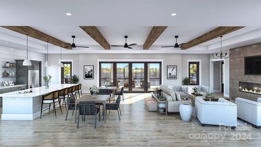Clubhouse Interior-Rendering