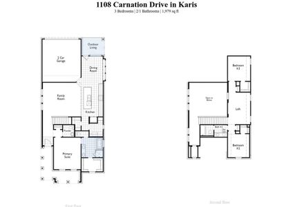 New construction Single-Family house 1108 Carnation Drive, Crowley, TX 76036 Kimberley Plan- photo 1 1
