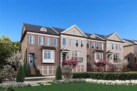 New construction Townhouse house 265 Briscoe Way, Unit 4, Alpharetta, GA 30009 The Chaucer- photo 0