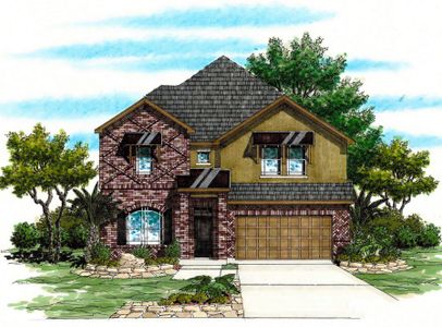 New construction Single-Family house 1723 Dunvegan Park, Bulverde, TX 78163 Plan 3204 - photo 0