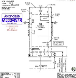 New construction Single-Family house 10260 W Vale Drive, Avondale, AZ 85392 Plan 35-1- photo 2 2
