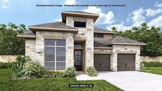 New construction Single-Family house 120 Menlo Bnd, Liberty Hill, TX 78642 2942H- photo 0